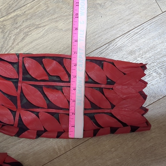 Stillman Studio New York Vintage Red Coat cut out size XL - Picture 7 of 12